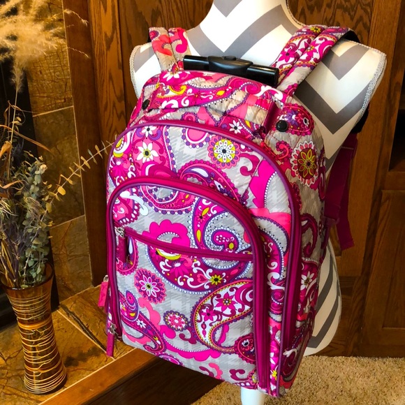 Vera Bradley rolling backpack